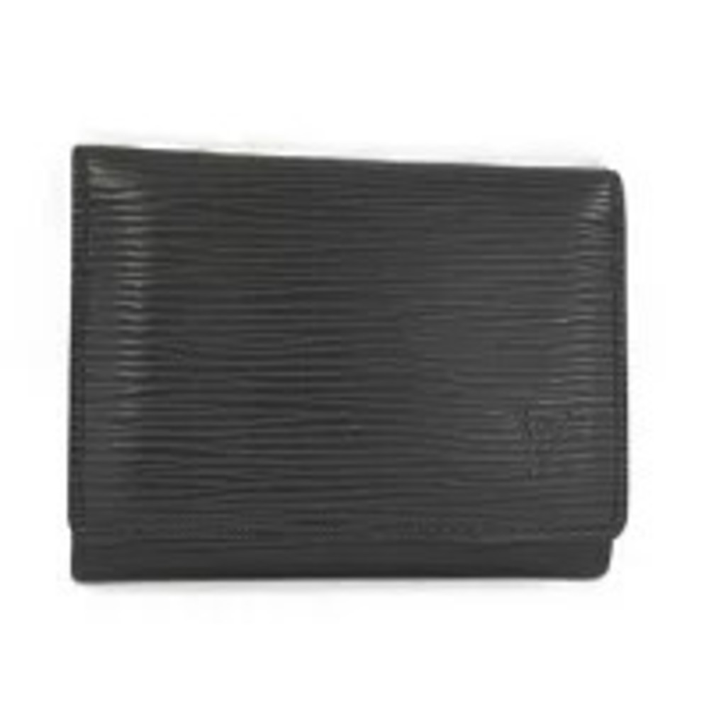 LOUIS VUITTON Envelope Carte de Visite Card Case Wallet Epi Noir Black